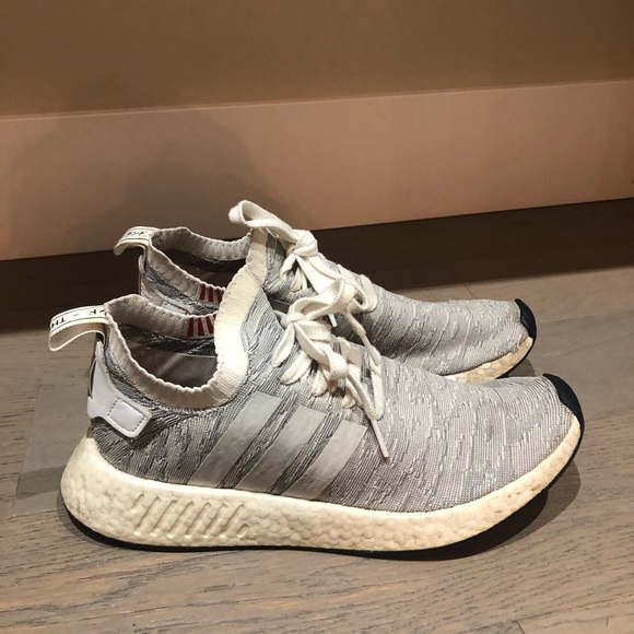 Adidas Originals NMD R1 white/red Size 10 - Picture 1 of 8